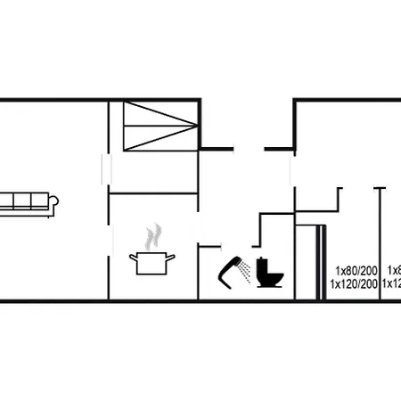 בית נופש Krak - 1km From The Sea By Interhome *